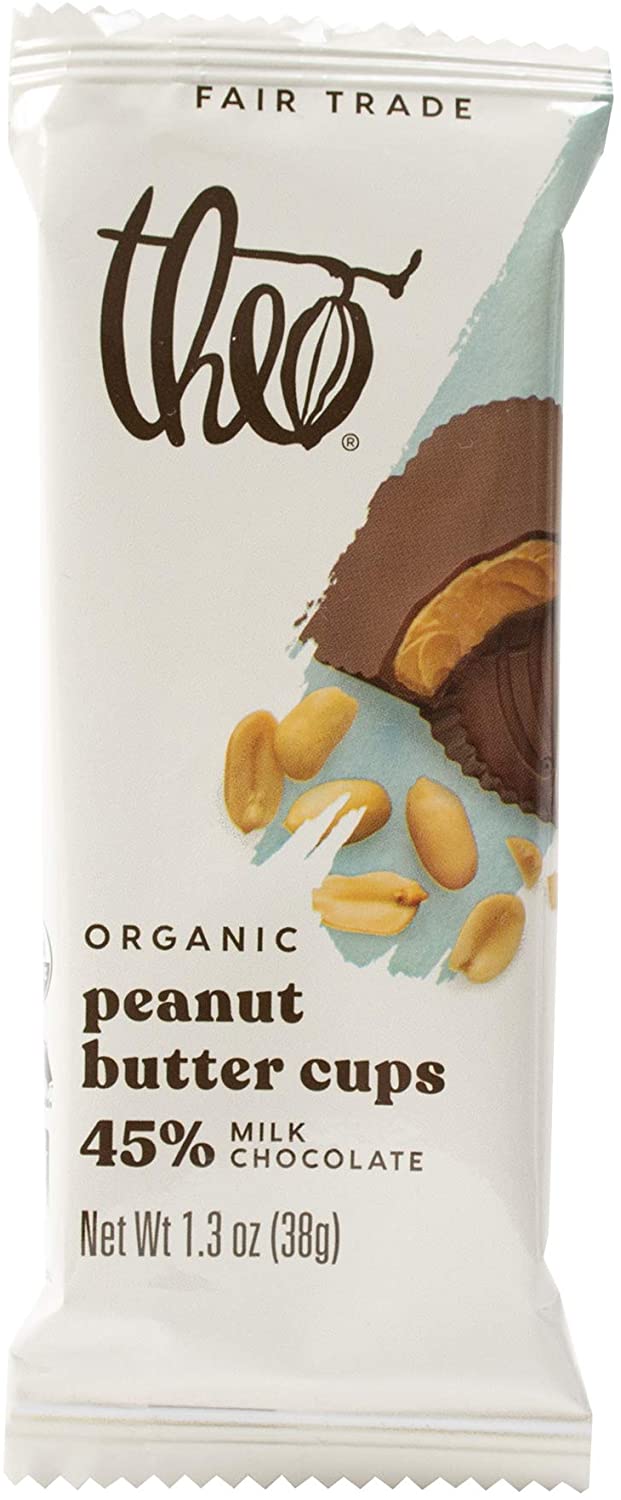 Theo Peanut Butter Cups Milk Chocolate 38g