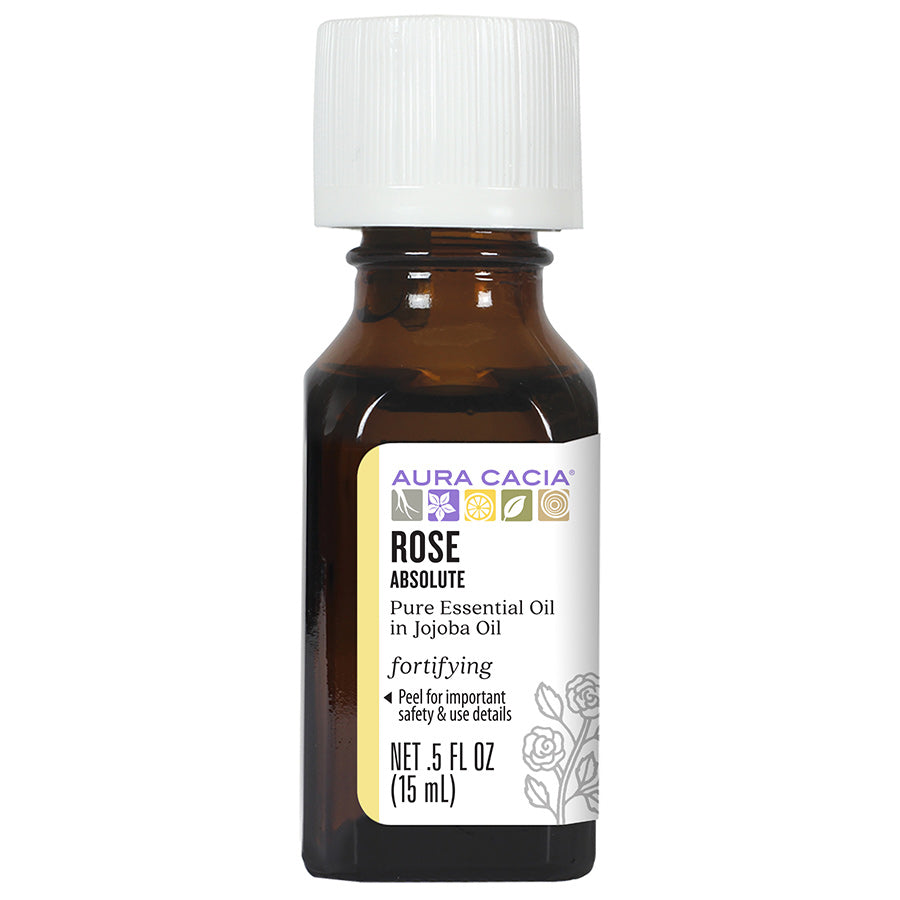 Aura Cacia Precious Rose Absolute with Jojoba Oil 1