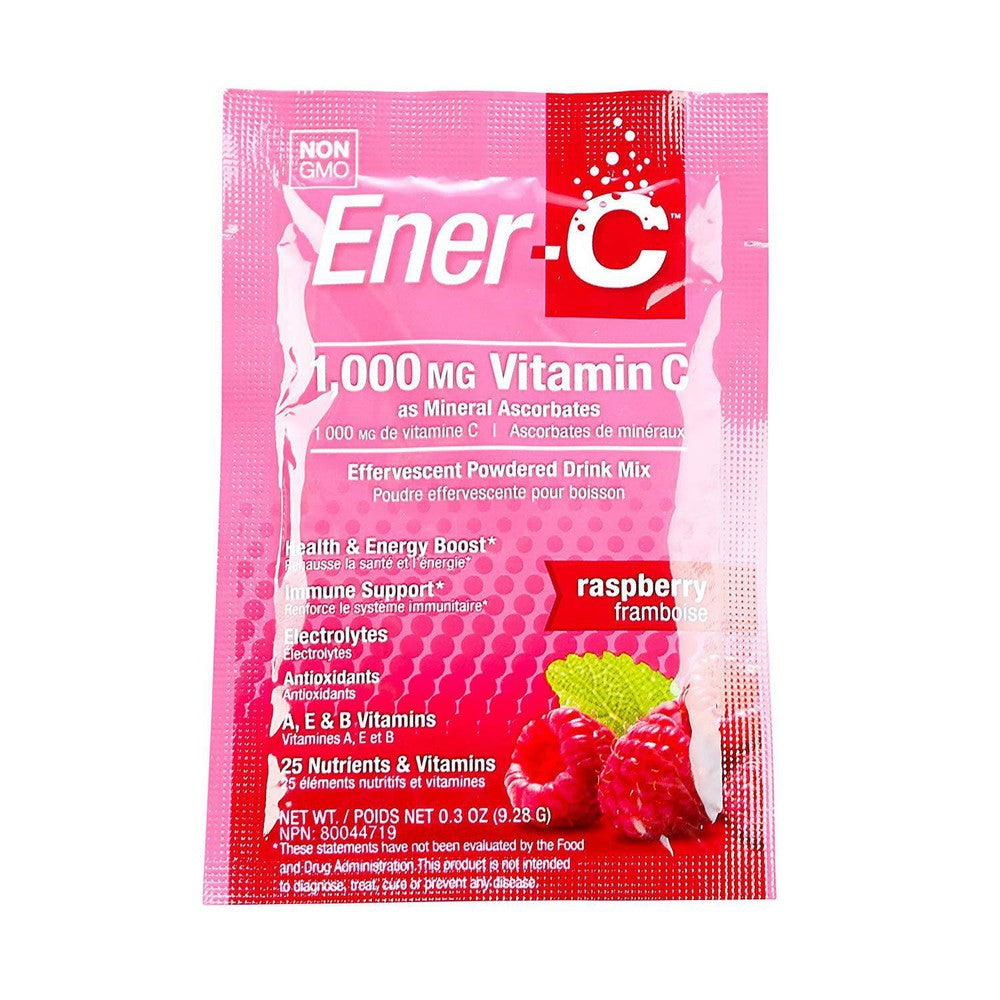 Ener C Effervescent Drink Mix Raspberry Single