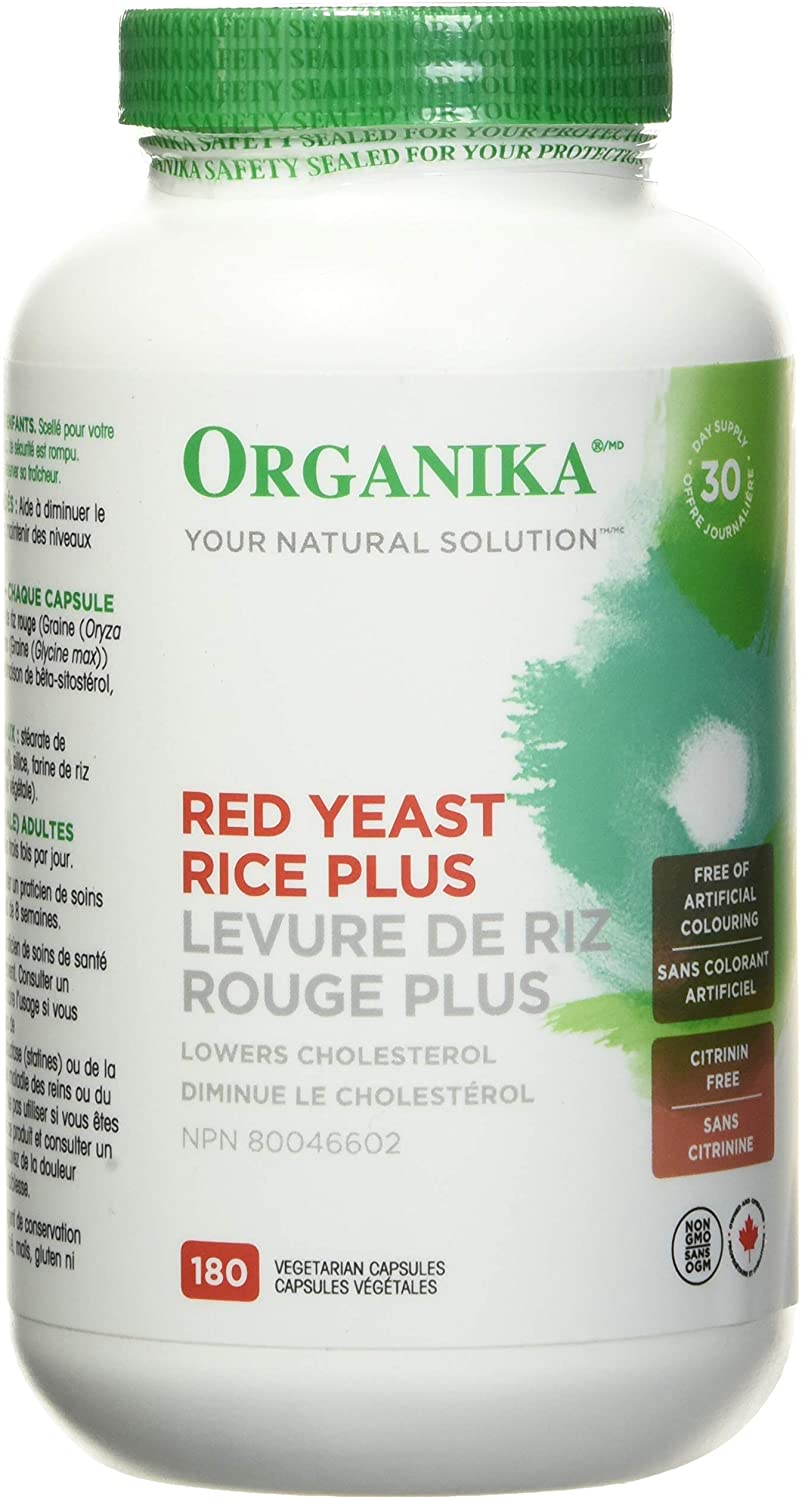 Organika Health Products Red Yeast Rice CP 180caps