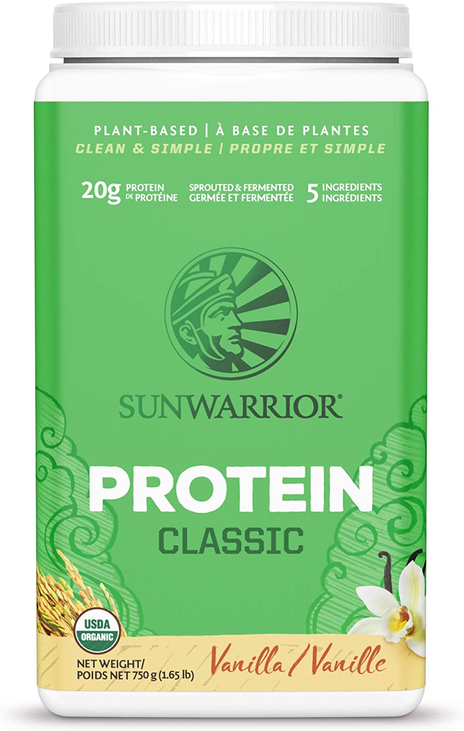 Sun Warrior Rice Protein Vanilla 750g