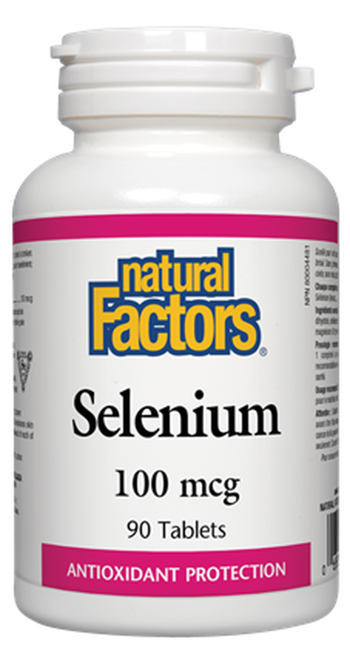 Natural Factors SELENIUM [YEAST] 100MCG 90tabs