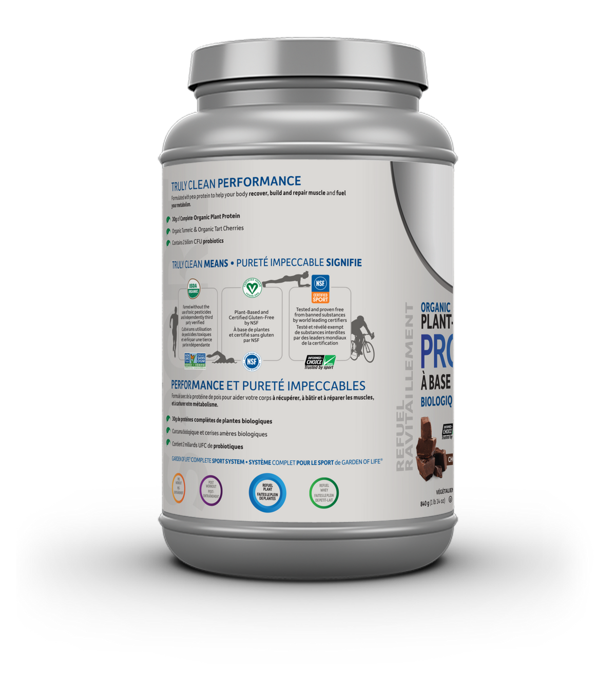 Garden of Life SPORT Org Plant Based Protein Vanilla 80