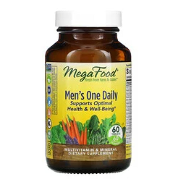 Megafood Vitamins Mens One Daily DailyFoods 72tabs