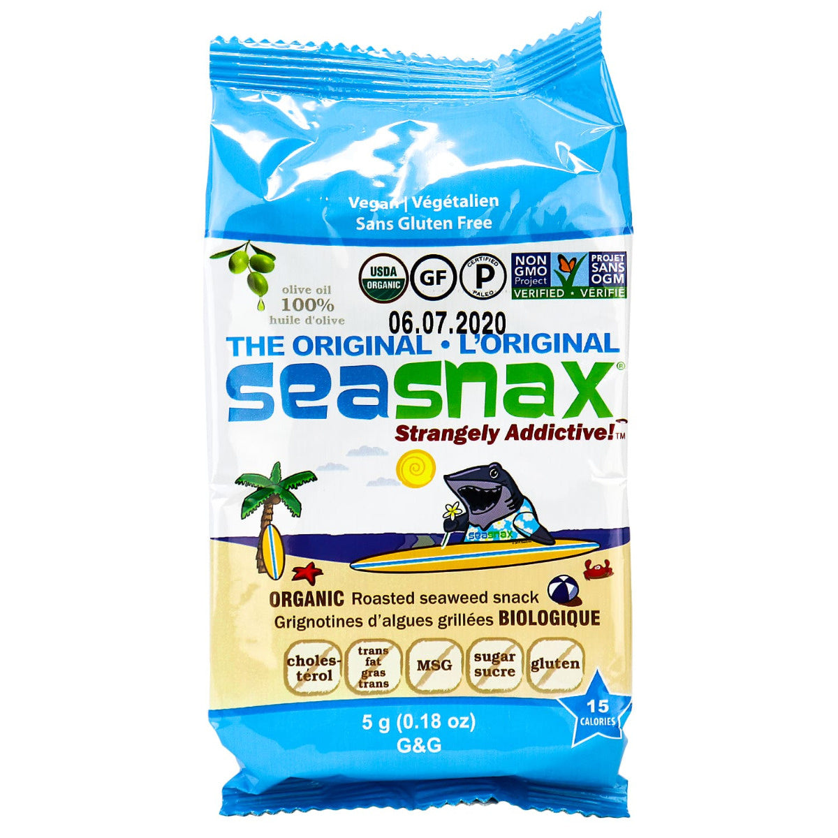 SeaSnax Seaweed Sheets Classic Original Family P