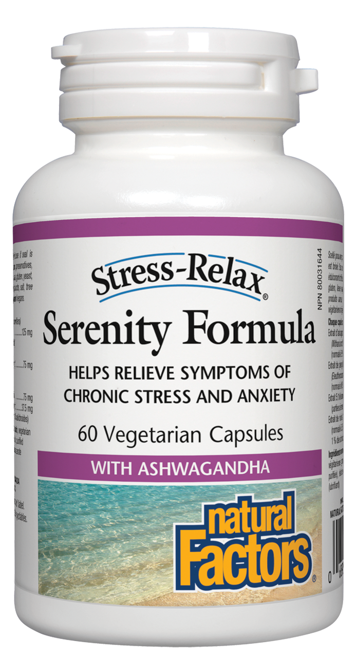 Natural Factors Serenity Formula with Ashwagandha 60vcap