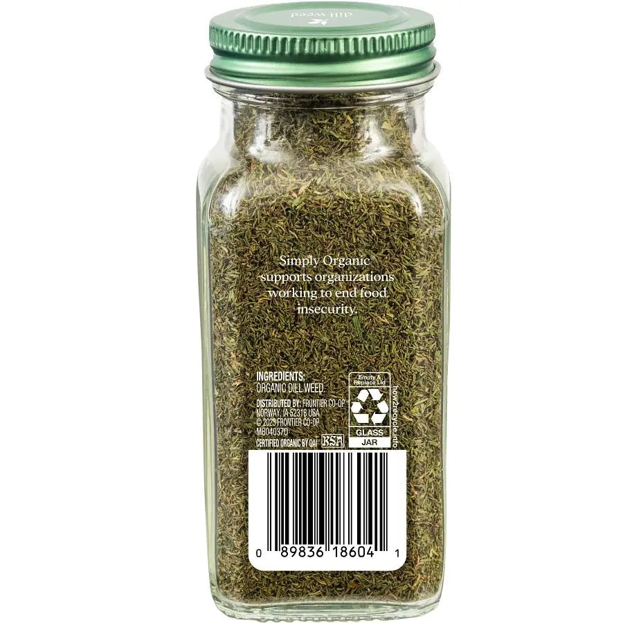 Simply Organic Organic Dill Weed 23g