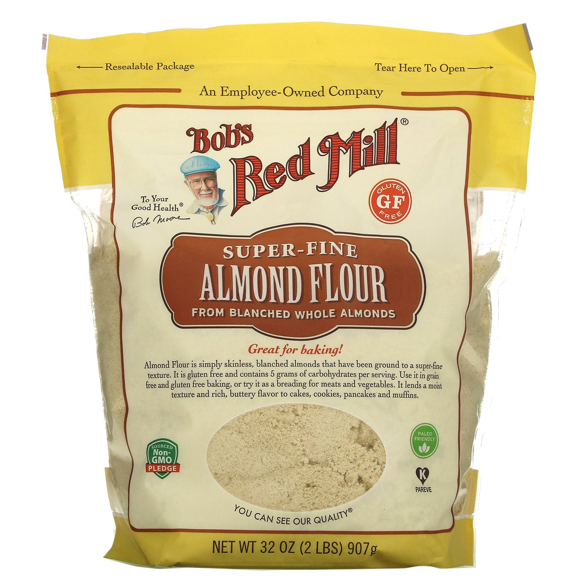 Bobs Red Mill Super-Fine Almond Flour 907g