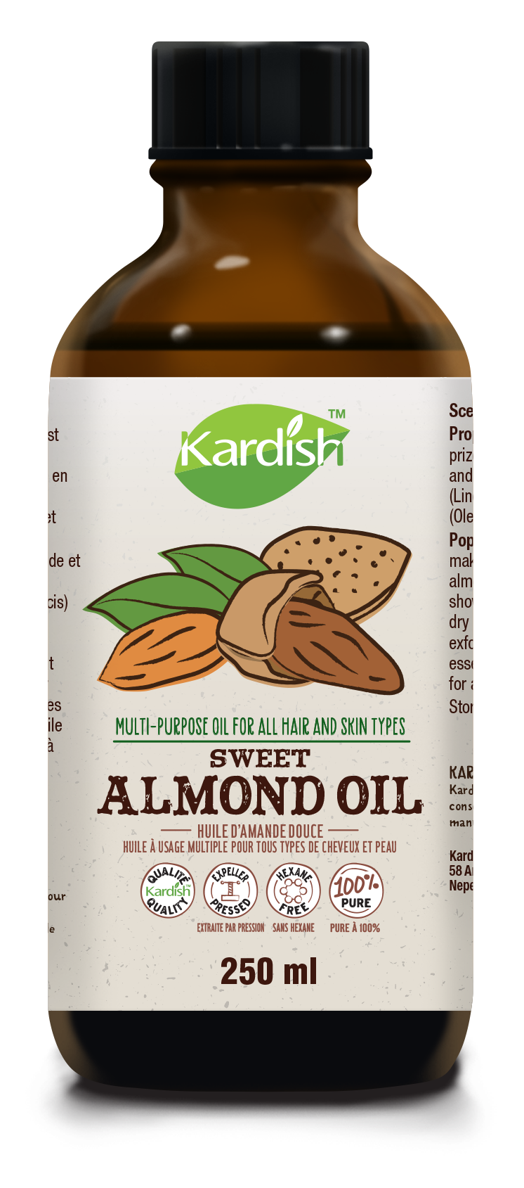 Kardish Sweet Almond Oil 250ml