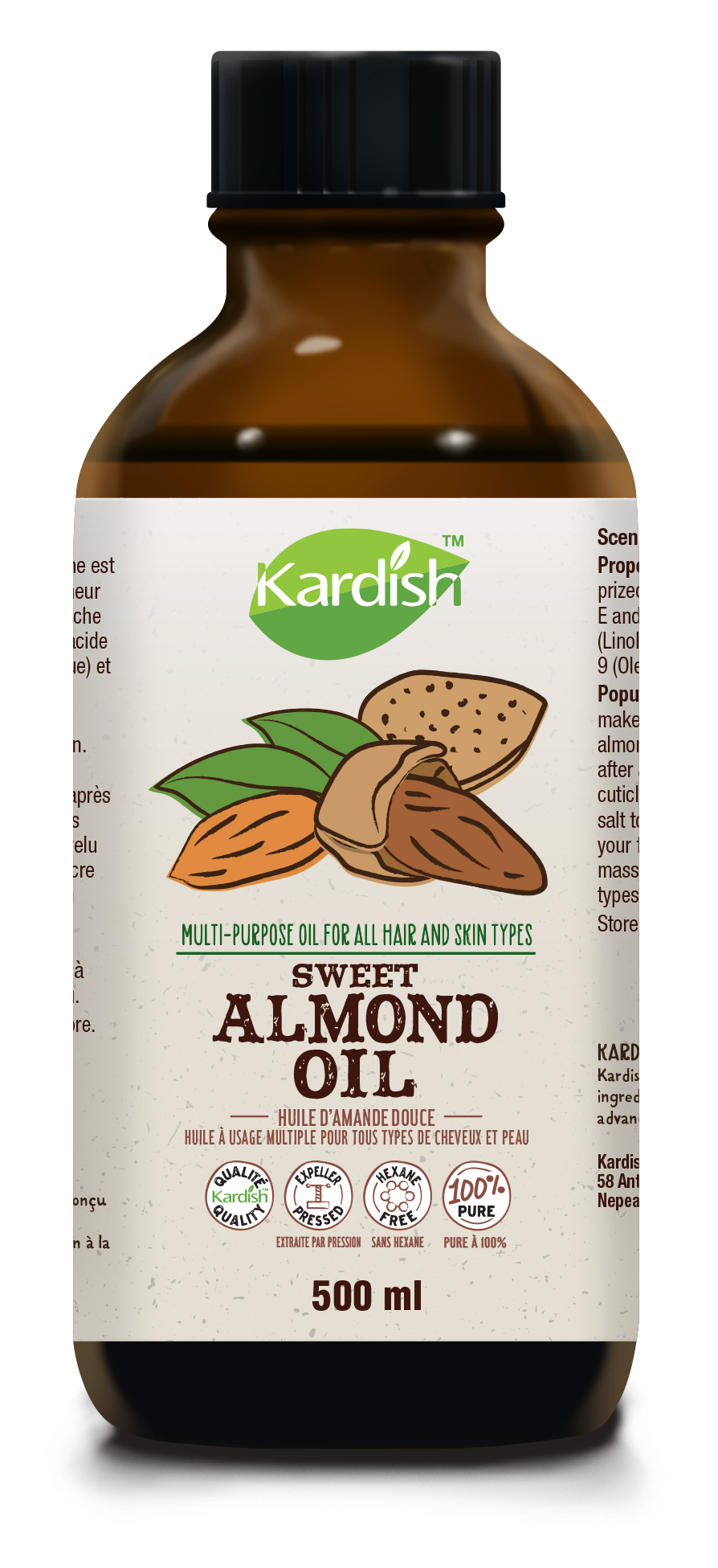 Kardish Sweet Almond Oil 500ml