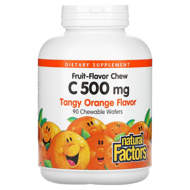 Natural Factors Tangy Orange 500mg 90tabs