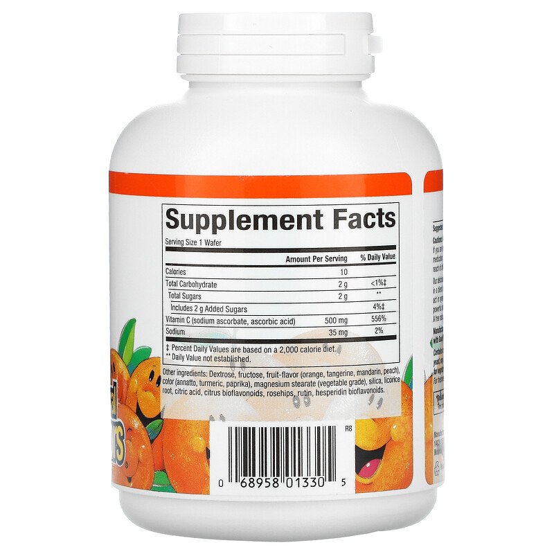 Natural Factors Tangy Orange 500mg 90tabs