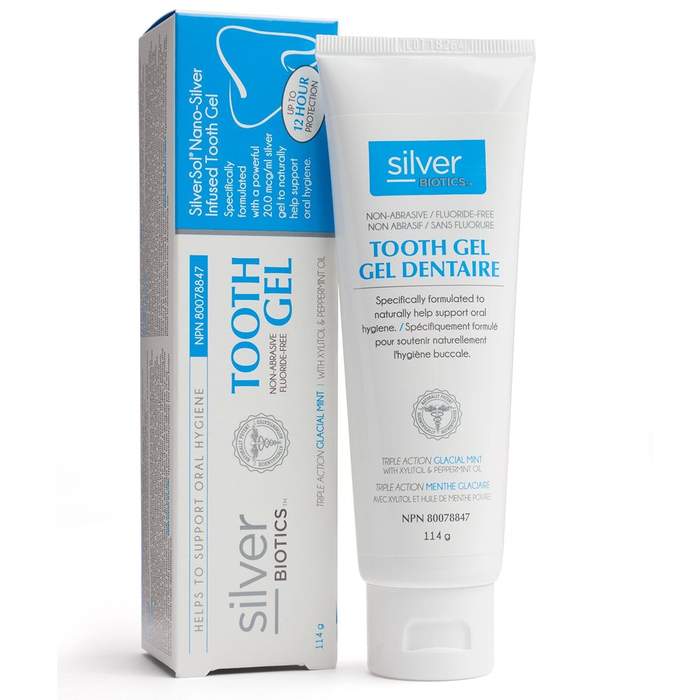 Silver Biotics  Tooth Gel - Glacial Mint 114g