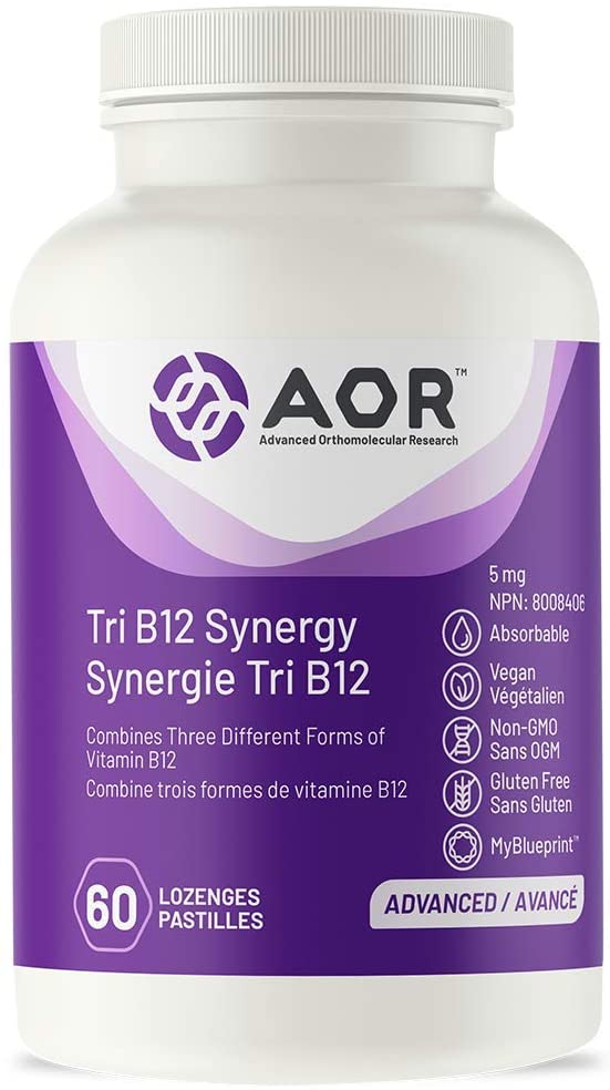 AOR Tri B12 Synergy 60Lozenges