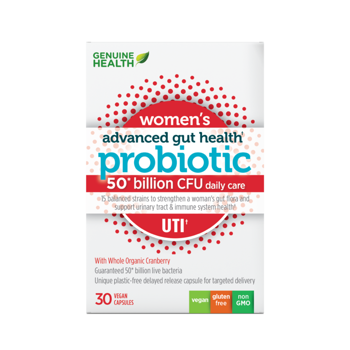 Genuine Health Advanced Gut Health Probiotic Womens UTI