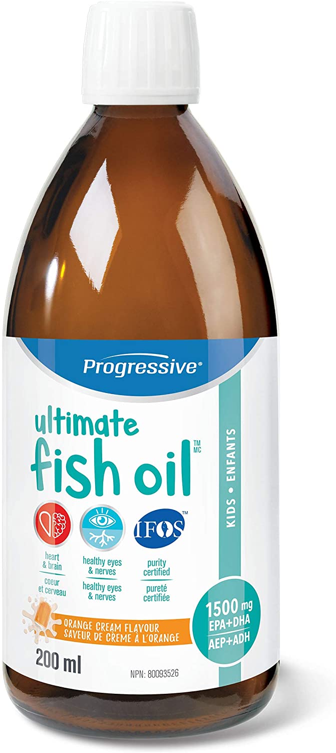 Progressive Ultimate Fish Oil For Kids Liquid 200ml