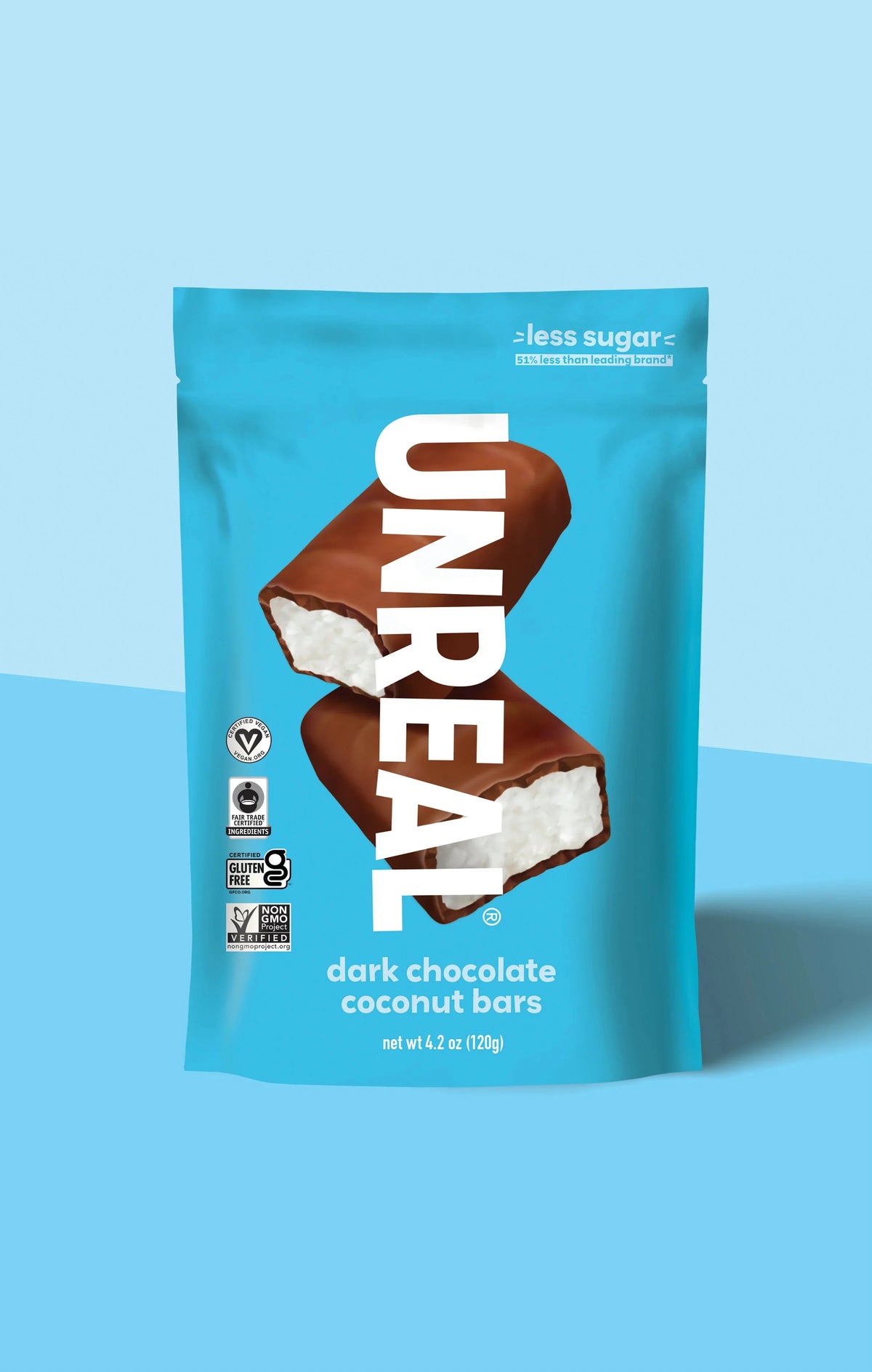 Unreal Dark Chocolate Coconut Bars 120g