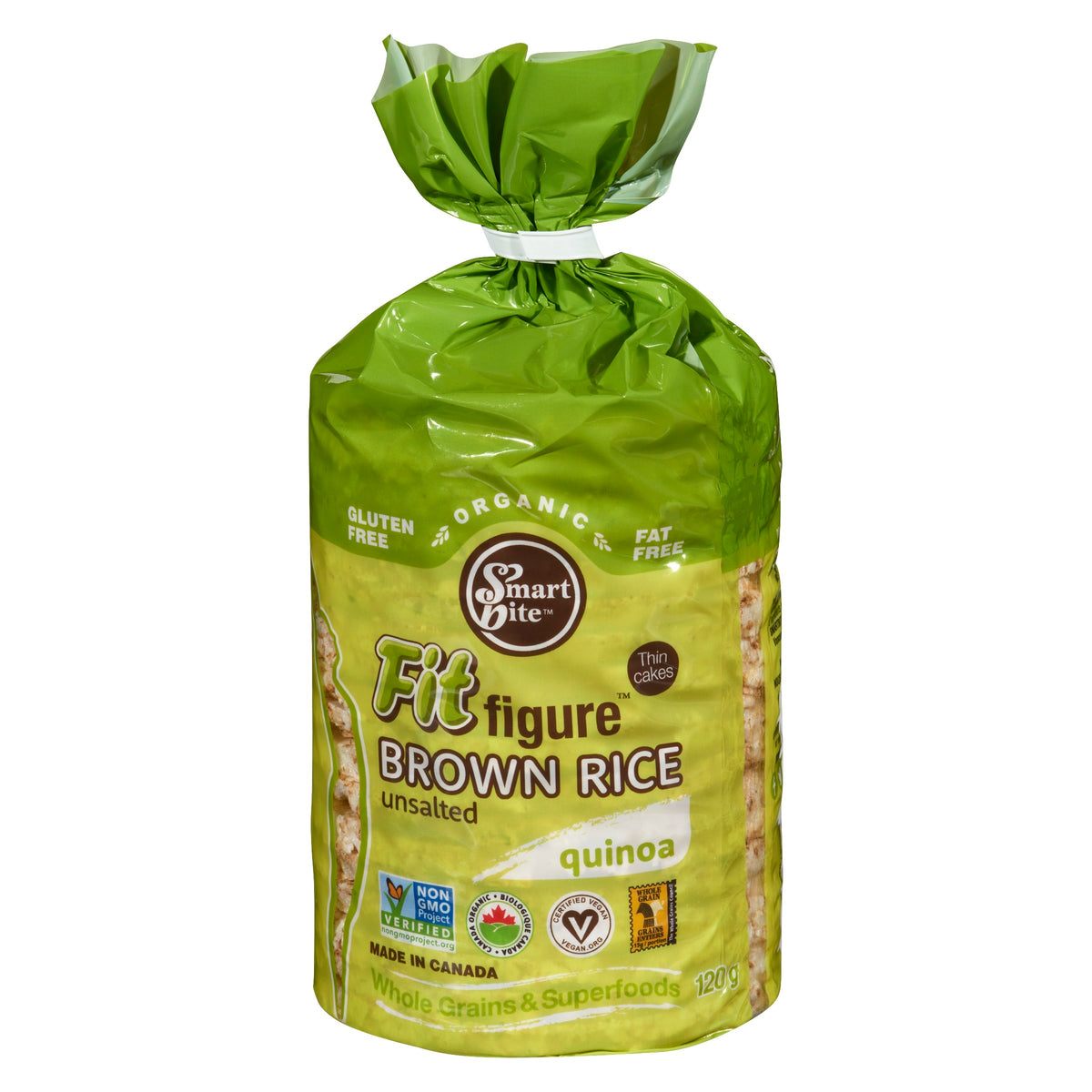 SmartBite Snacks Rice Cake Quinoa Org. 120g