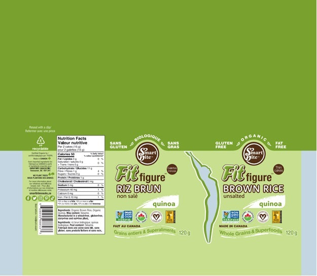 SmartBite Snacks Rice Cake Quinoa Org. 120g