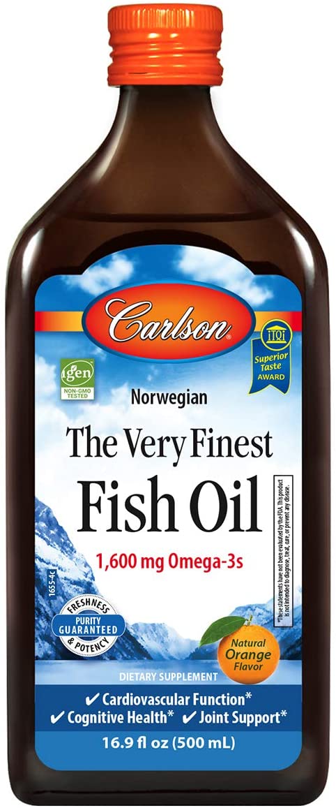 Carlson Laboratories Very Finest Fish Oil Orange 500ml