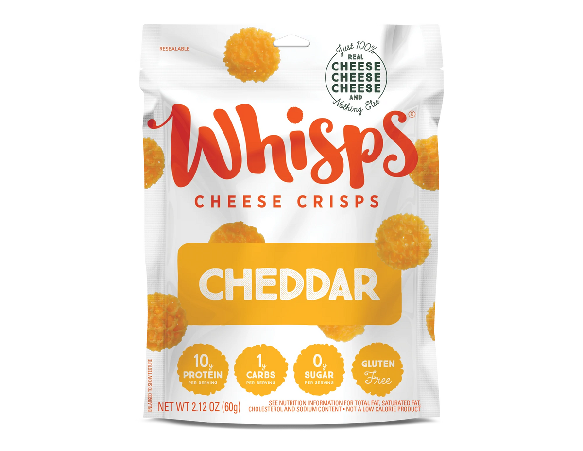 WHISPS Cheddar Cheese Crisps 60g