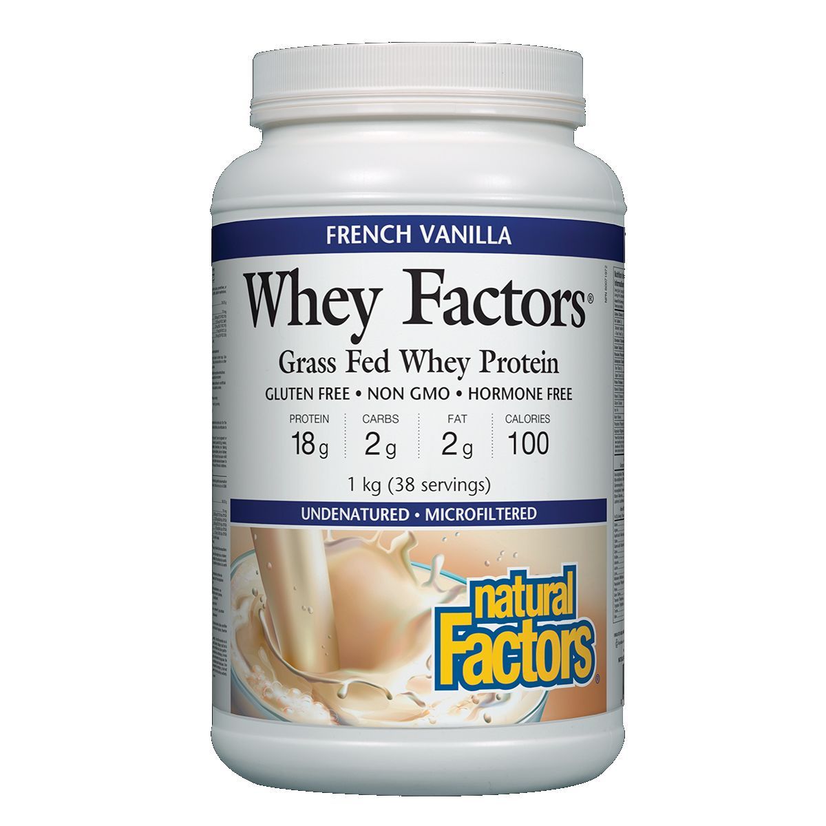 Natural Factors Whey Factors French Vanilla 1kg