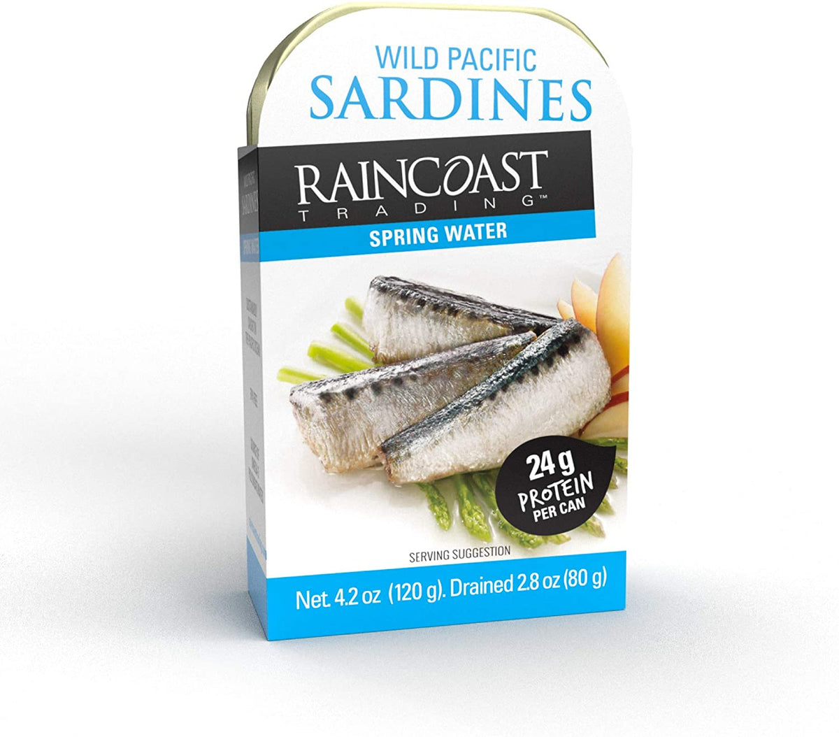 Raincoast Trading Wild Pacific Sardines in Spring Water 12