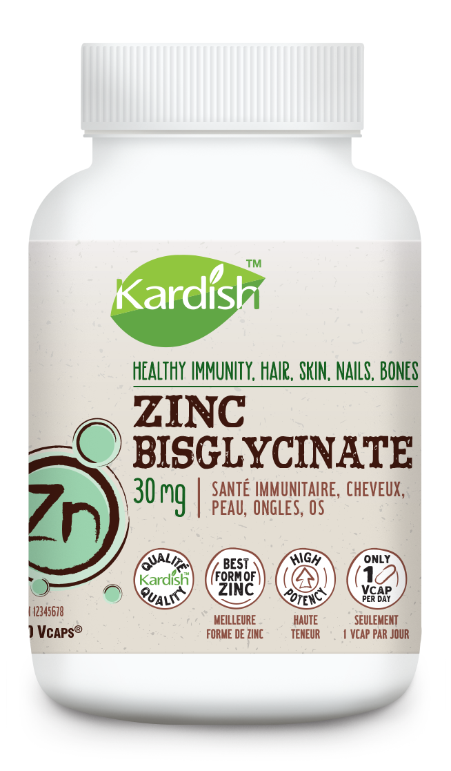 Kardish Zinc Bisglycinate 30mg 60vcap