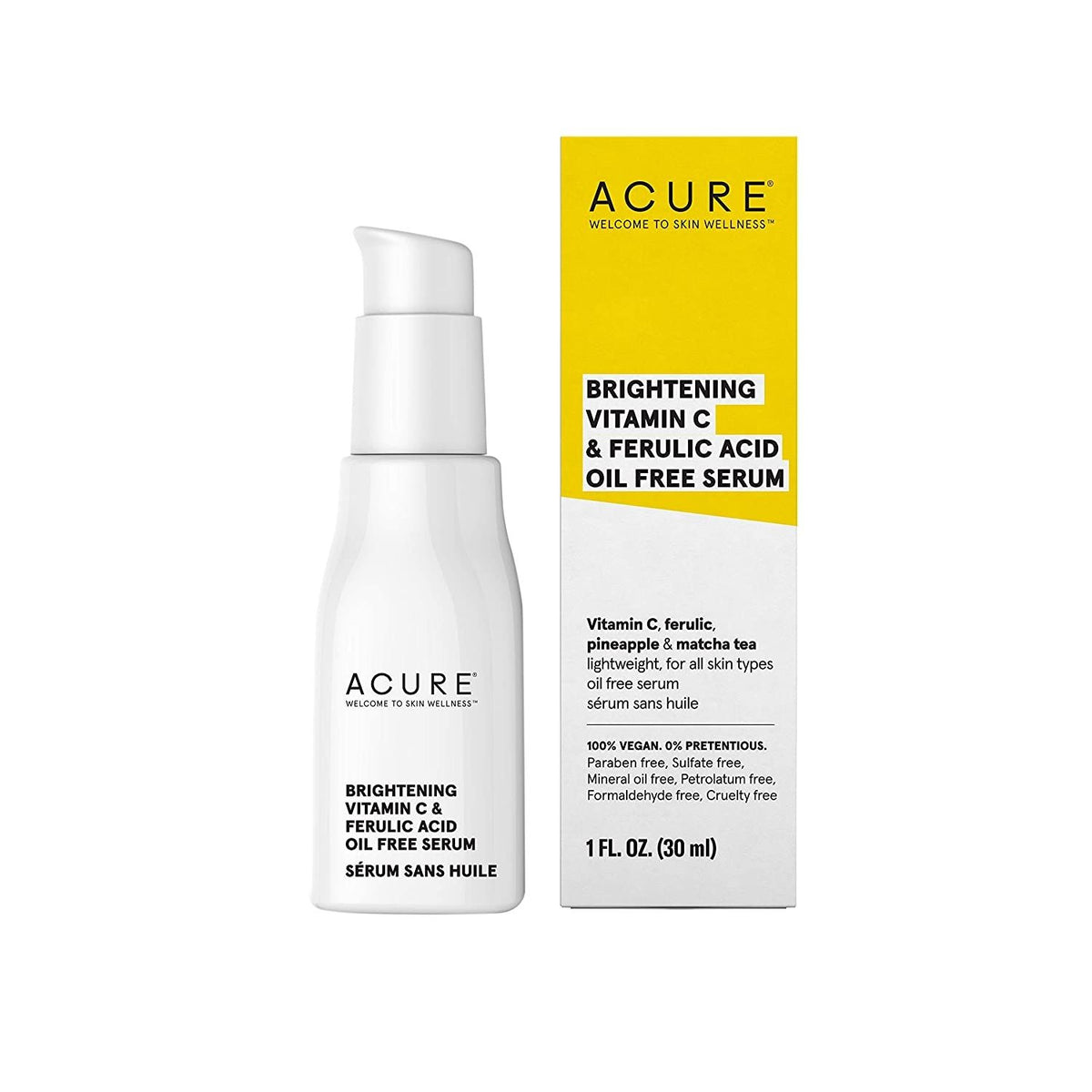 Acure Bright. Vit C &amp; Ferulic Acid Serum 30ml