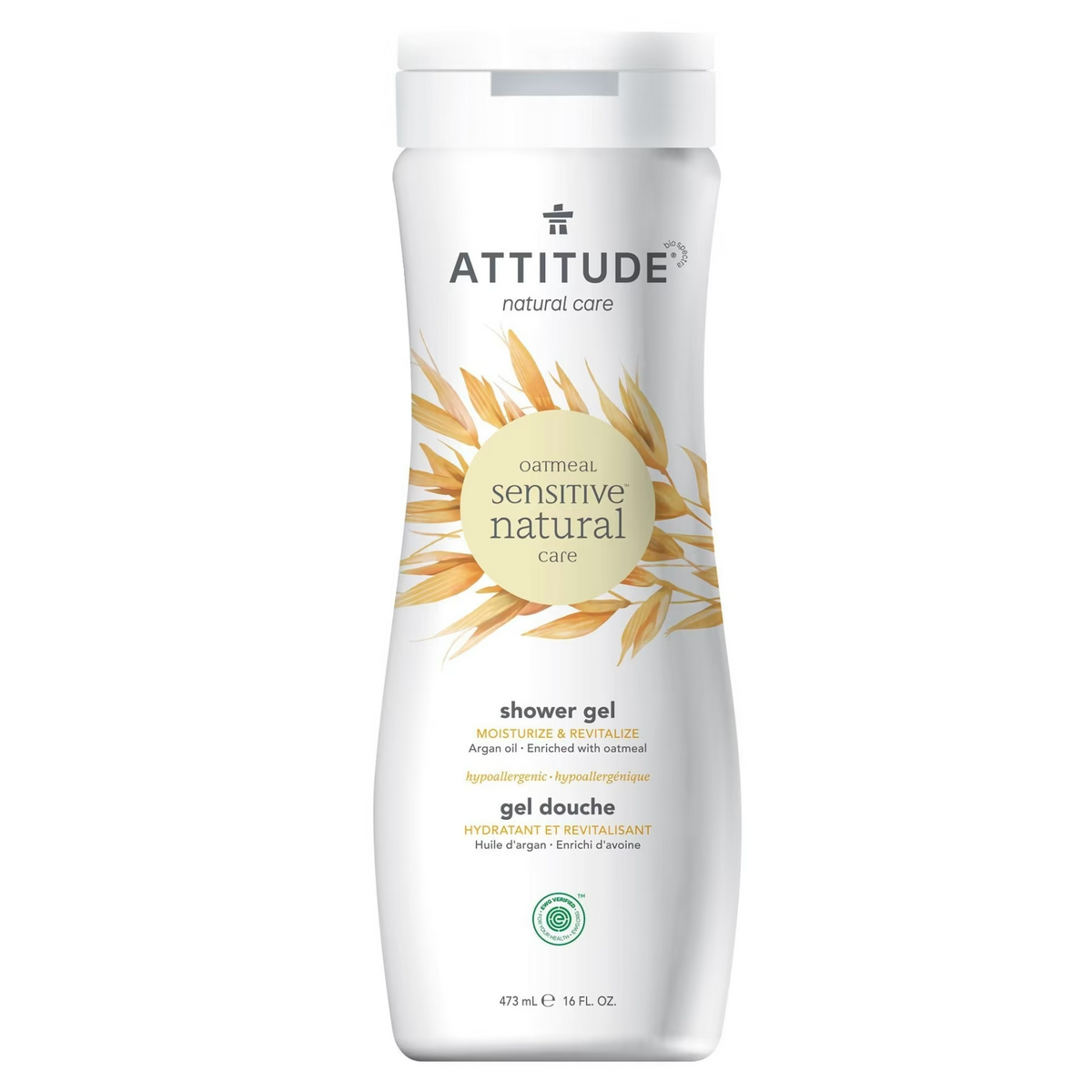 Attitude Shower Gel- Moisturize - Argan 473ml