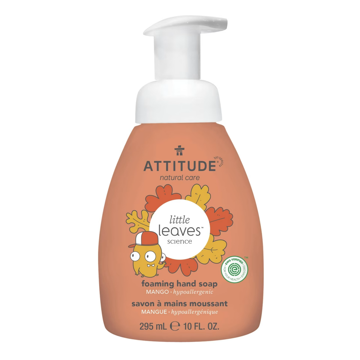 Attitude Foaming Hand Soap - Mango 295ml