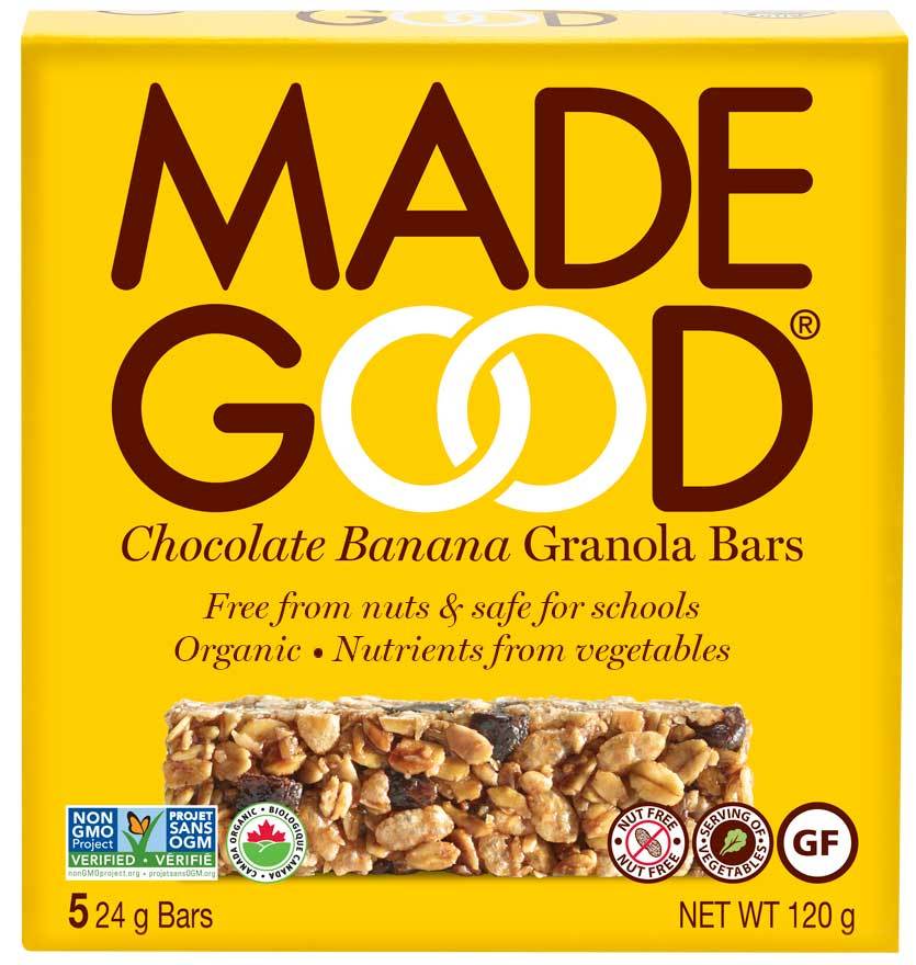 Made Good Granola Bars Chocolate Banana 5x24g