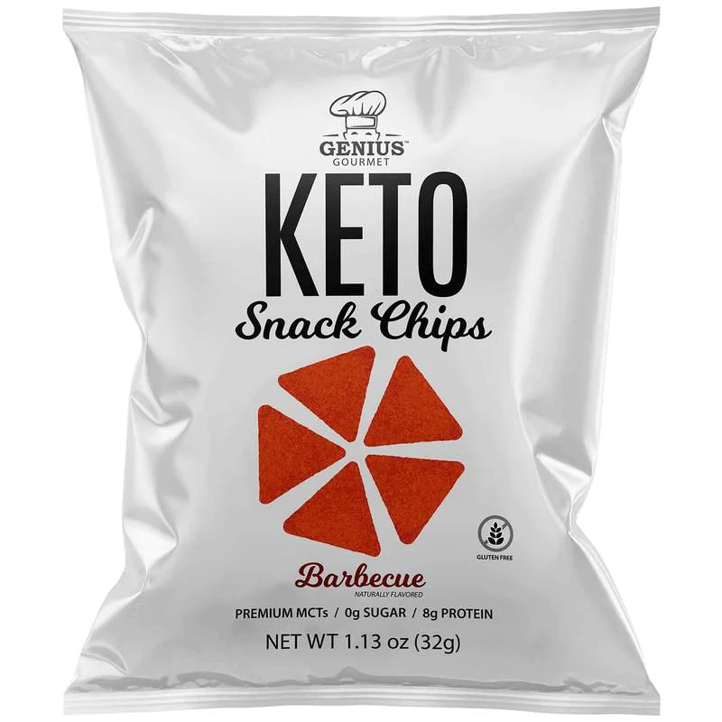 Genius Gourmet Keto Chips BBQ 32g