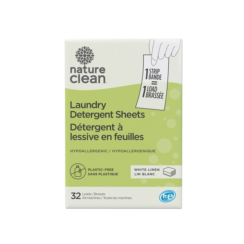 Nature Clean Laundry Strips White Linen 32u