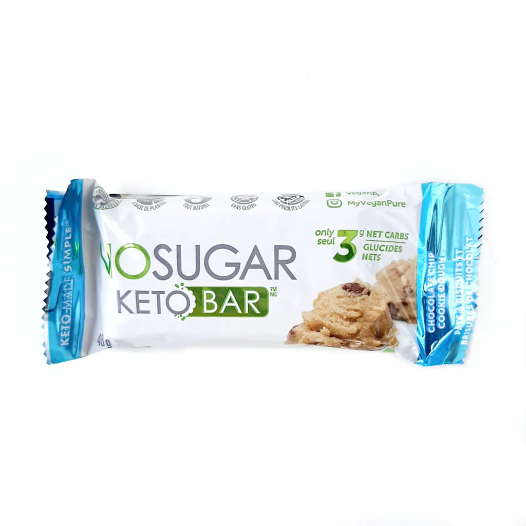 No Sugar Company Keto Bar No Sugar Choc Chip 40g