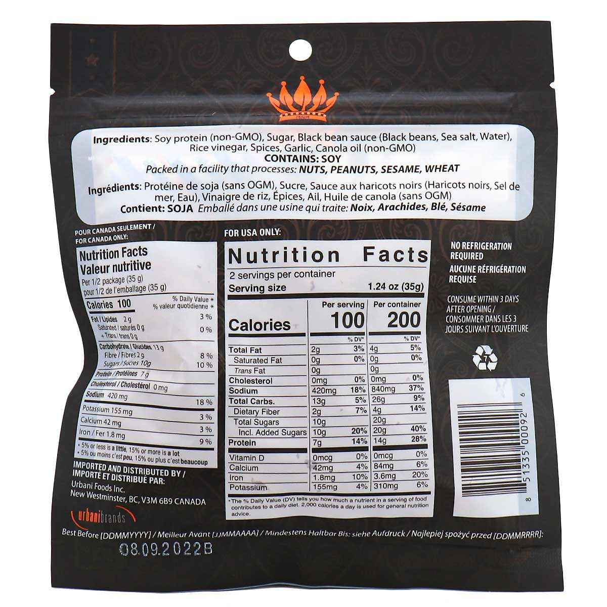 Noble Jerky Vegan Teriyaki 40g