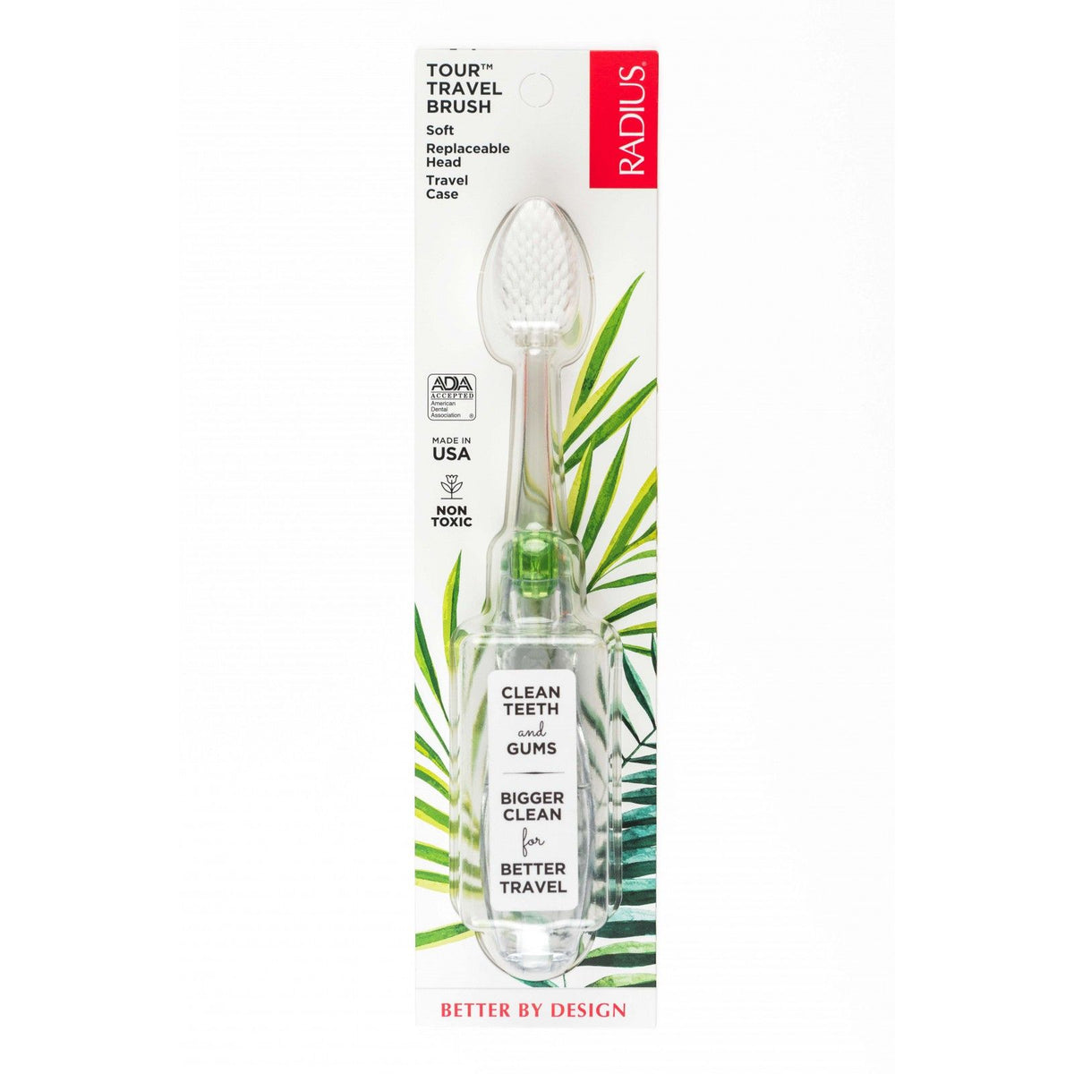 Radius Corporation Toothbrush, Tour Travel, Soft 1un