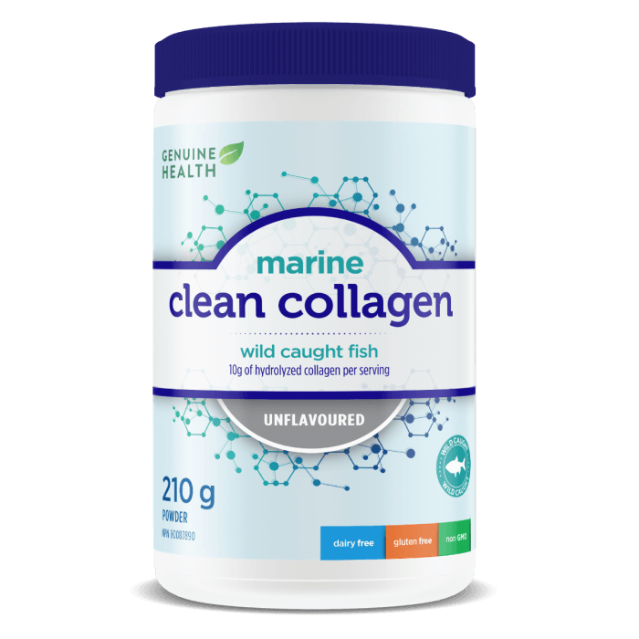 Genuine Health Clean Collagen Marine Unflavoured 210g