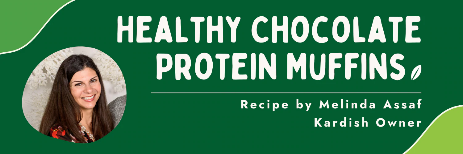 Melinda’s healthier chocolate banana protein muffin recipe