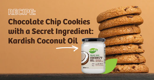 Chocolate Chip Cookies with a Secret Ingredient: Kardish Coconut Oil