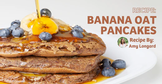 Amy Longard’s Quick and Easy Banana Oat Pancakes