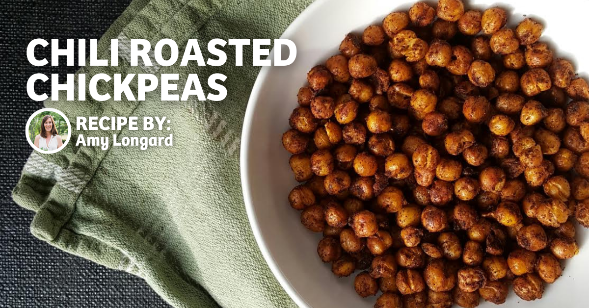 Chili Roasted Chickpeas by Amy Longard