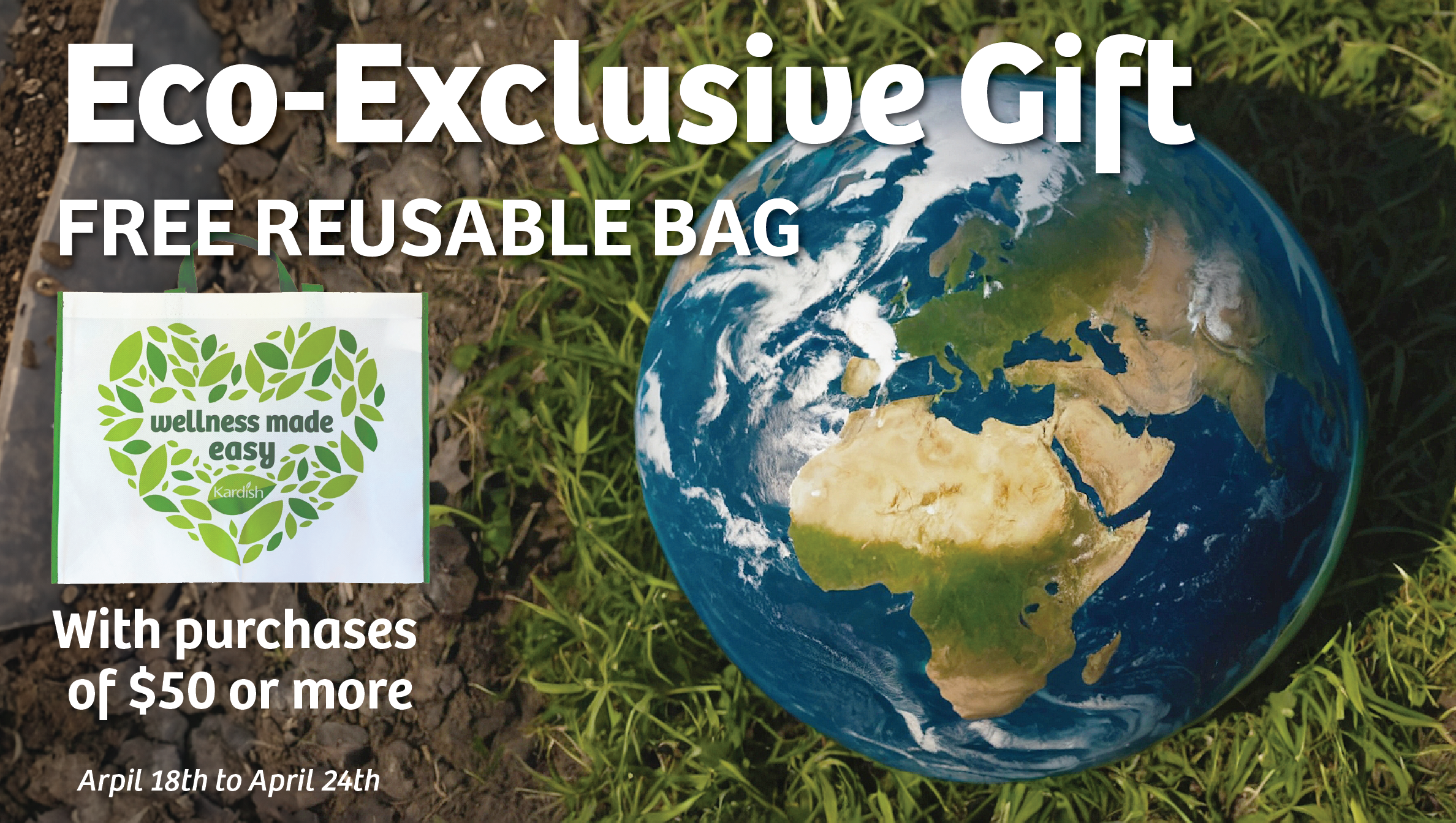 Eco Exclusive Gift: Free Reusable Bag