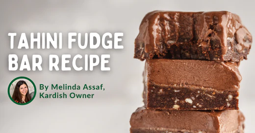 Melinda's Tahini Fudge Bar Recipe